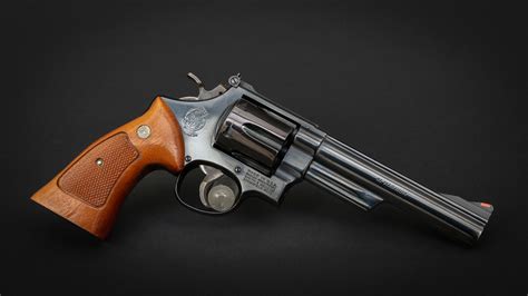 A detailed view of the Smith & Wesson Model 57